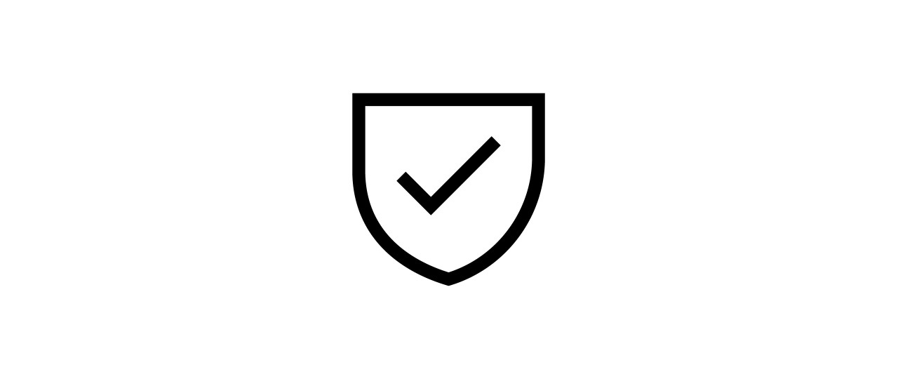 tick in shield icon